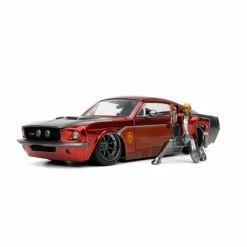 Jada Diecast 1:24 1967 Ford Mustang Shelby GT500 With Star Lord Figure