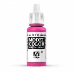 Vallejo Acrylic Paint Model Colour Fluorescent Magenta 17ml