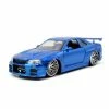 Jada Diecast 1:24 Fast & Furious Brians Blue Nissan Skyline -Novelty Toys Sales 0bc92701a9d915965c382823c40ad2e6 thumb