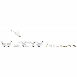 Noch Railway Scenics Noch Rail Trains HO-OO Swans & Ducks