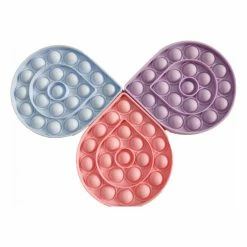 Other Pop It Fidget Toy Waterdrop Shape Assorted