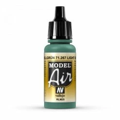 Vallejo Acrylic Paint Model Air Light Green RLM25 17 Ml