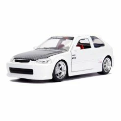 Jada Diecast 1:24 JDM White 1997 Honda Civic EK Type R