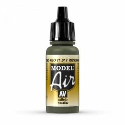 Vallejo Acrylic Paint Model Air Russian Green 4BO 17ml