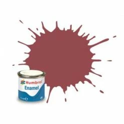 Humbrol Enamel Paint Wine Red Matt
