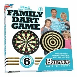 Other Harrows Family Dart Board 2 In 1