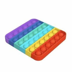 Other Pop It Fidget Toy Rainbow Square