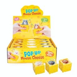 Other Squishy Pop Up Mouse In Cheese Assorted