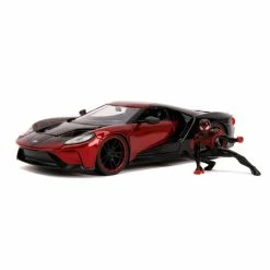 Jada Diecast 1:24 Miles Morales Spider-Man 2017 Ford GT With Figure