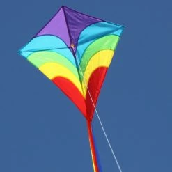 Ocean Breeze Waves Diamond Kite