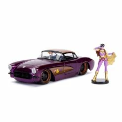 Jada Diecast 1:24 DC Bombshells Batgirl 1957 Chevy Corvette