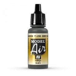 Vallejo Acrylic Paint Model Air Grey Green RLM74 17 Ml