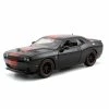 Jada Diecast 1:24 BTM Gloss Black 2015 Dodge Challenger SRT Hellcat