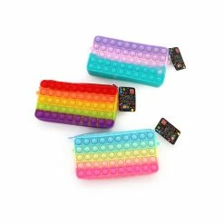 Other Poppit Push Pop Pencil Case Rainbow Assorted