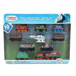 Thomas And Friends Thomas & Friends Celebrate With Thomas Push Along 10 Pack