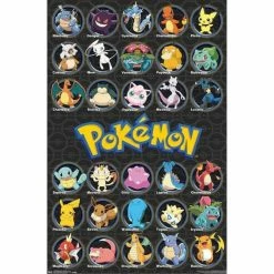 Pokemon Poster 85cm X 55cm Assorted