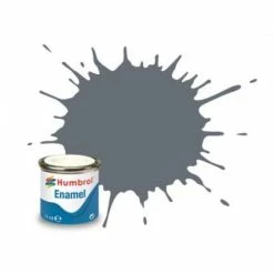 Humbrol Enamel Paint Dark Grey Gloss