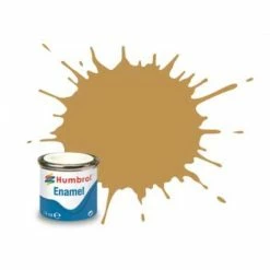 Humbrol Enamel Paint Desert Yellow Matt